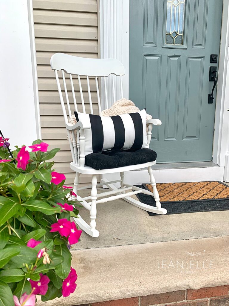 rocking chair makeover after