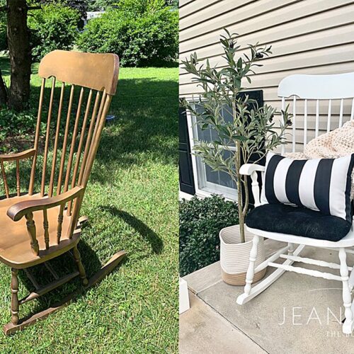 Rocking Chair Makeover with Chalk Paint