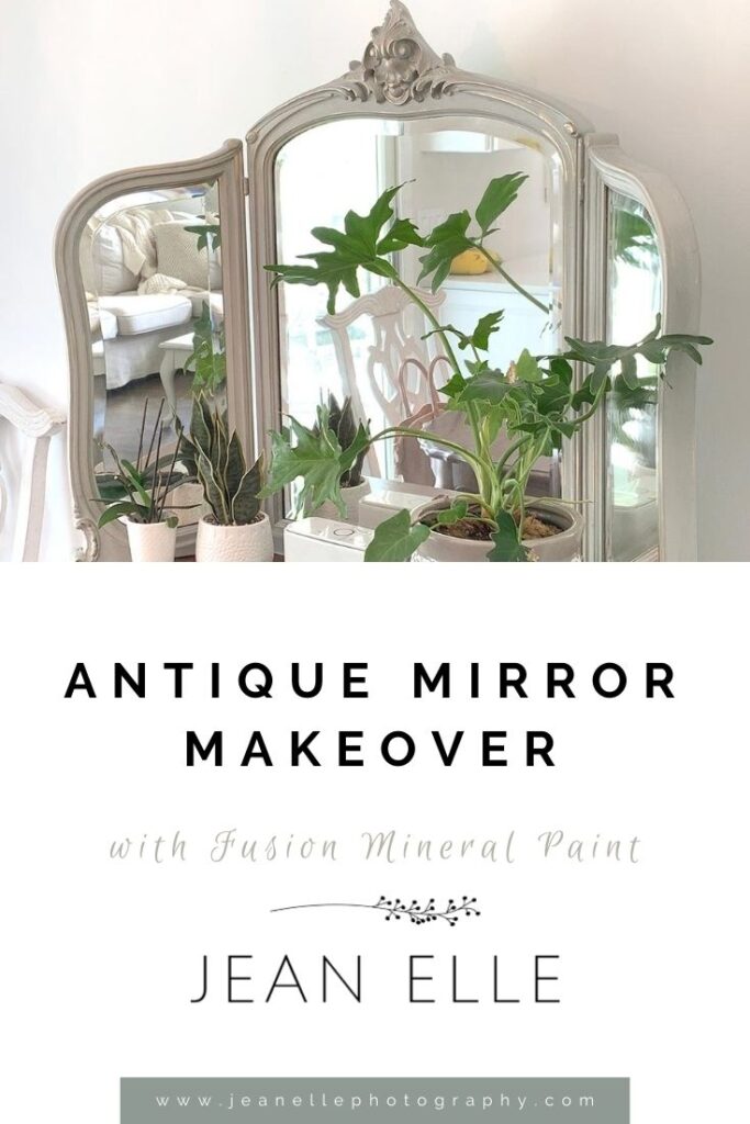 antique mirror makeover