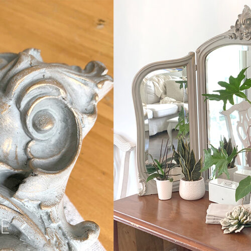 Antique Mirror Makeover