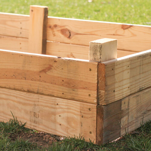 Raised Garden Bed From Pallets