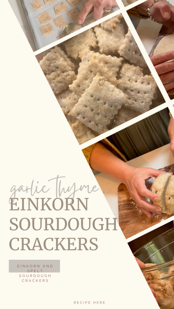 Einkorn Crackers Pinterest Pin