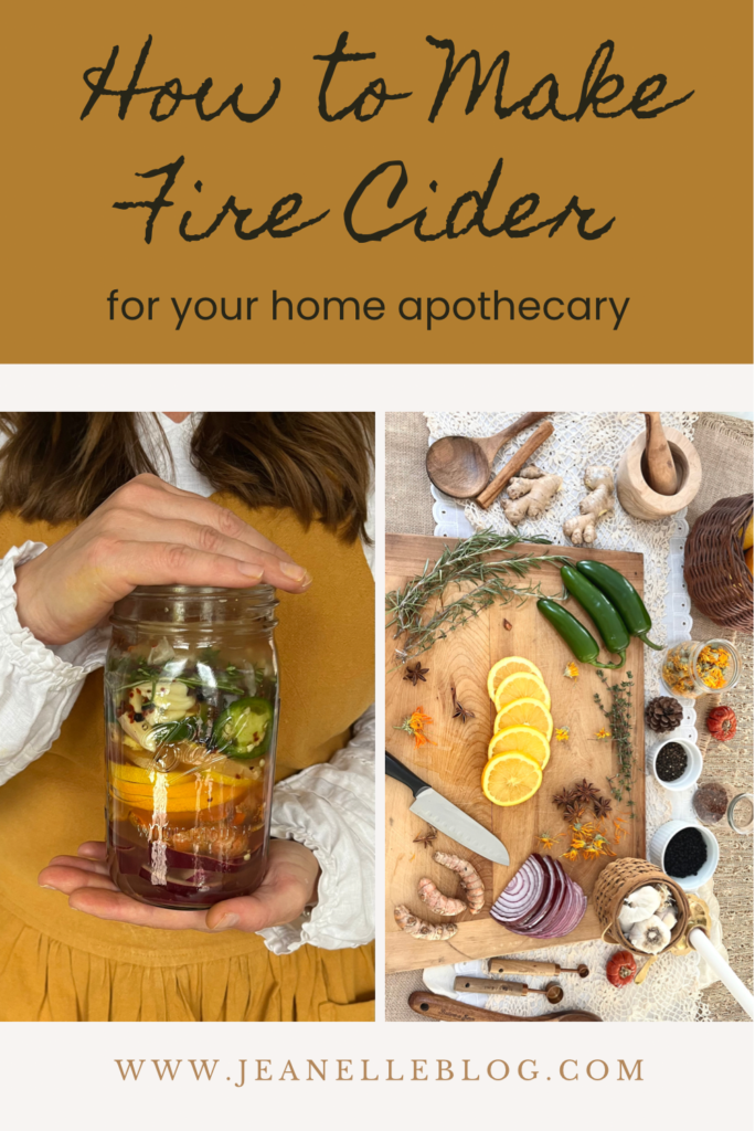 Fire Cider Recipe for Pinterest