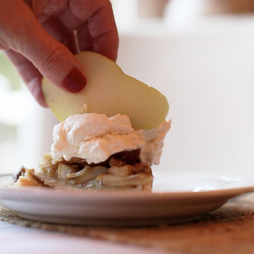 pear and pecan galette